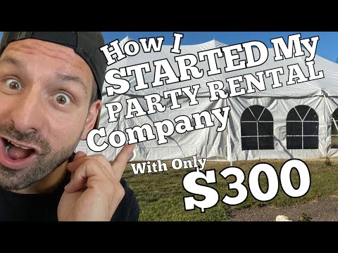 How To Start A Party Rental Company - My Event Rental Business Plan