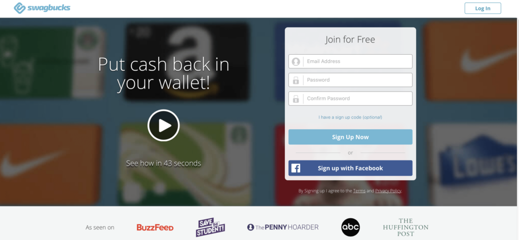 swagbucks screenshot