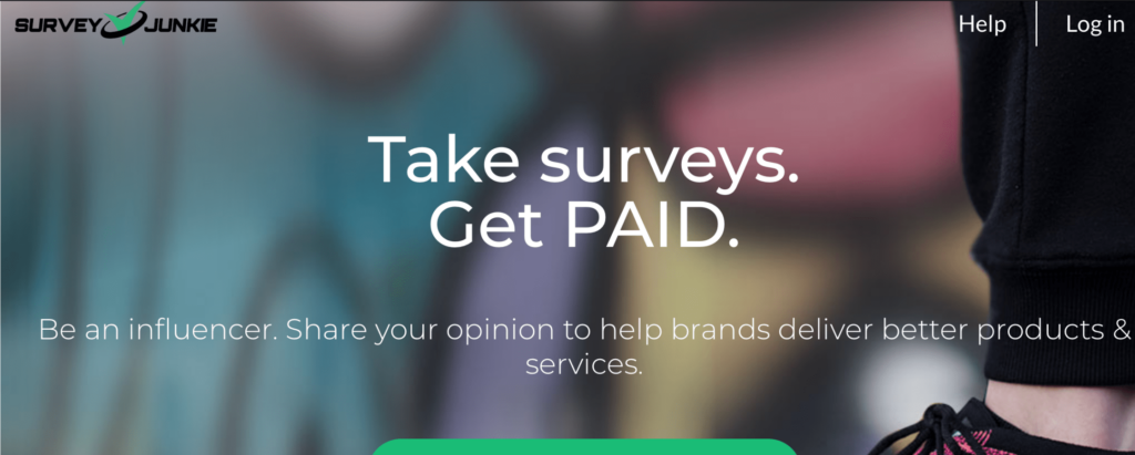 surveyjunkie - site like swagbucks