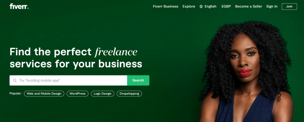use Fiverr to be frugal with your business costs