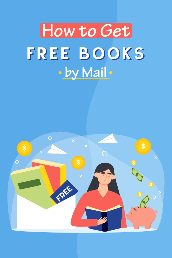 how to get free books by mail-Pinterest