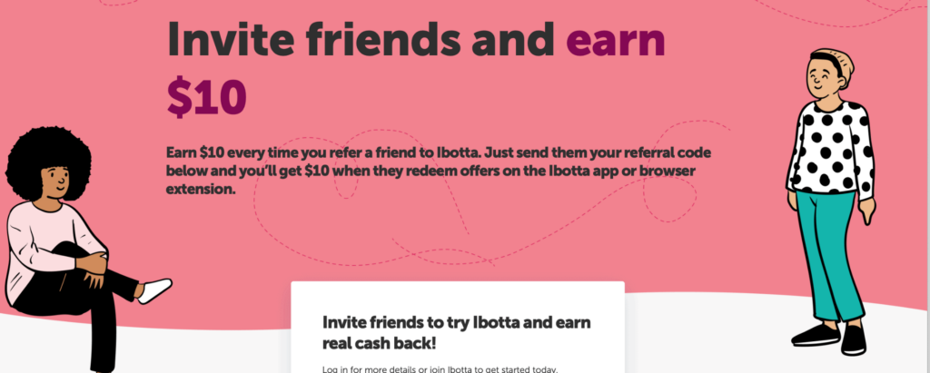 ibotta friends referral $10 instant PayPal money