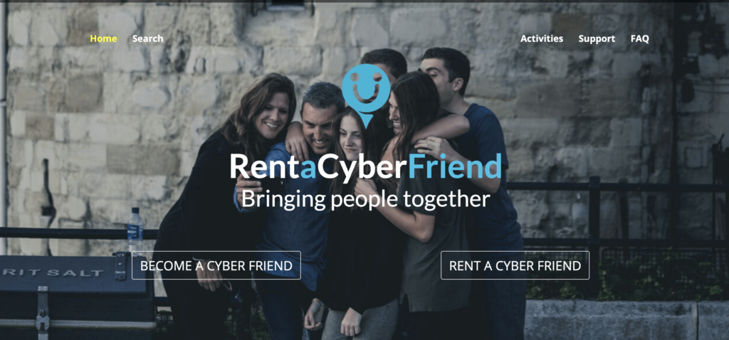 RentaCyberFriend - become a virtual online friend