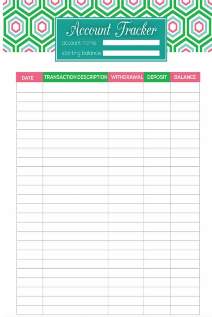 Simply Stacie Budget Printable Pack