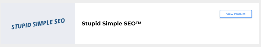 stupid simple SEO course