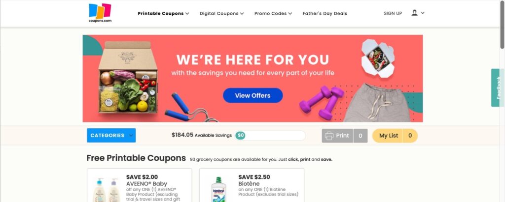 Coupons.com - Ibotta alternative