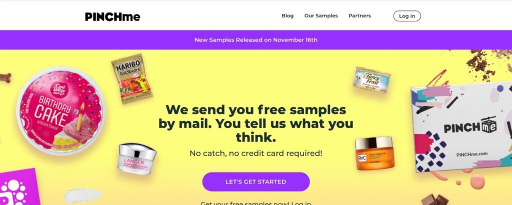 PINCHme - get free coffee sent in the mail