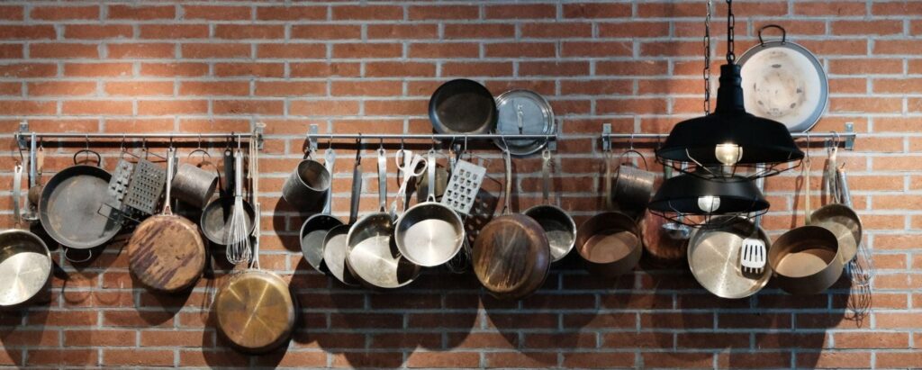 Kitchen pot rack