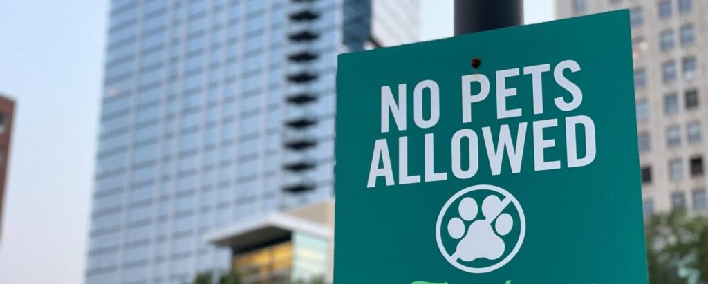 No pets allowed - Airbnb Sample House Rules