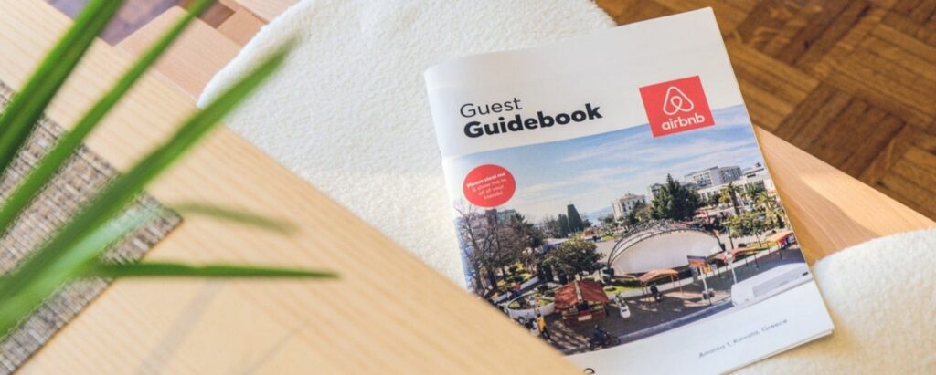 Create a guidebook for Airbnb
