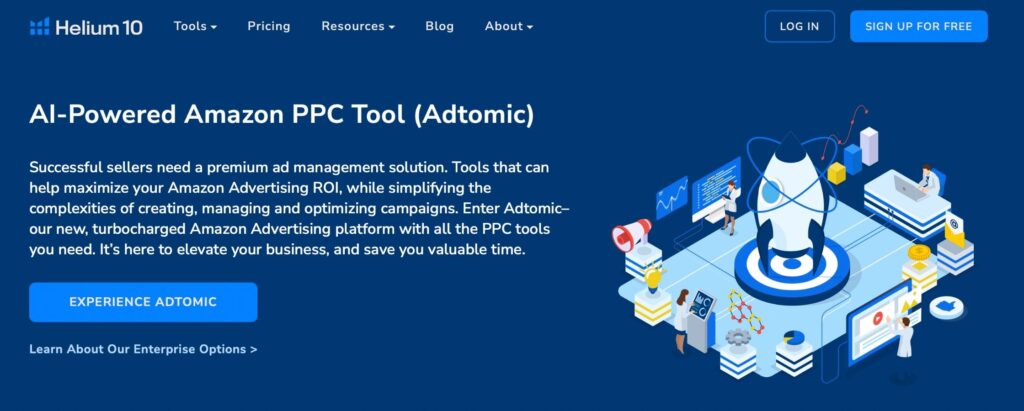 Helium 10 Adtomic - Best Amazon PPC Software