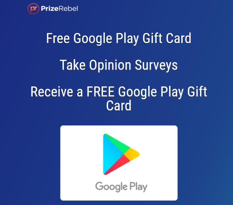 Prize Rebel - free google play credit