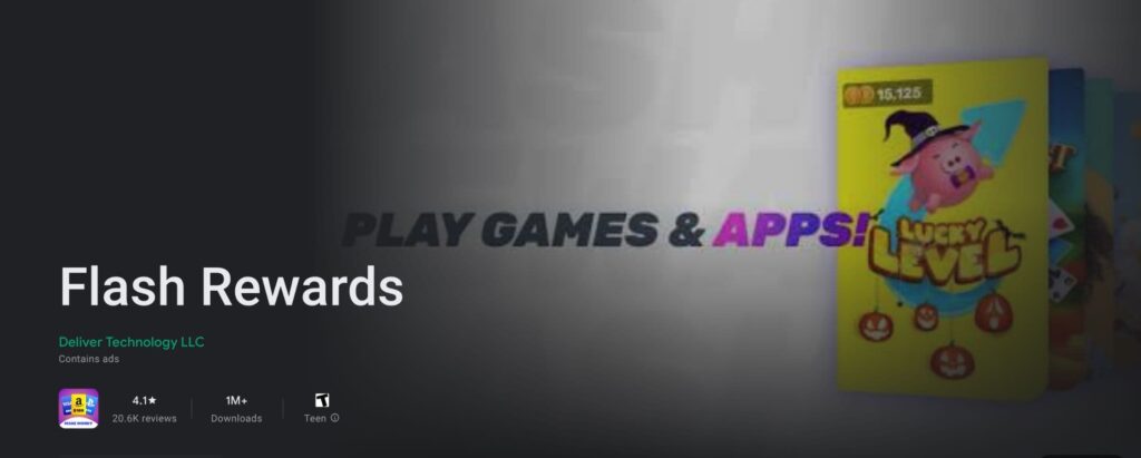 FlashRewards - apps like mistplay