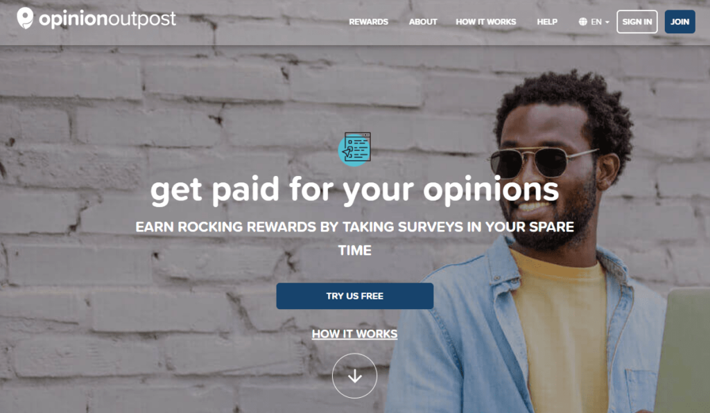 Opinion Outpost website