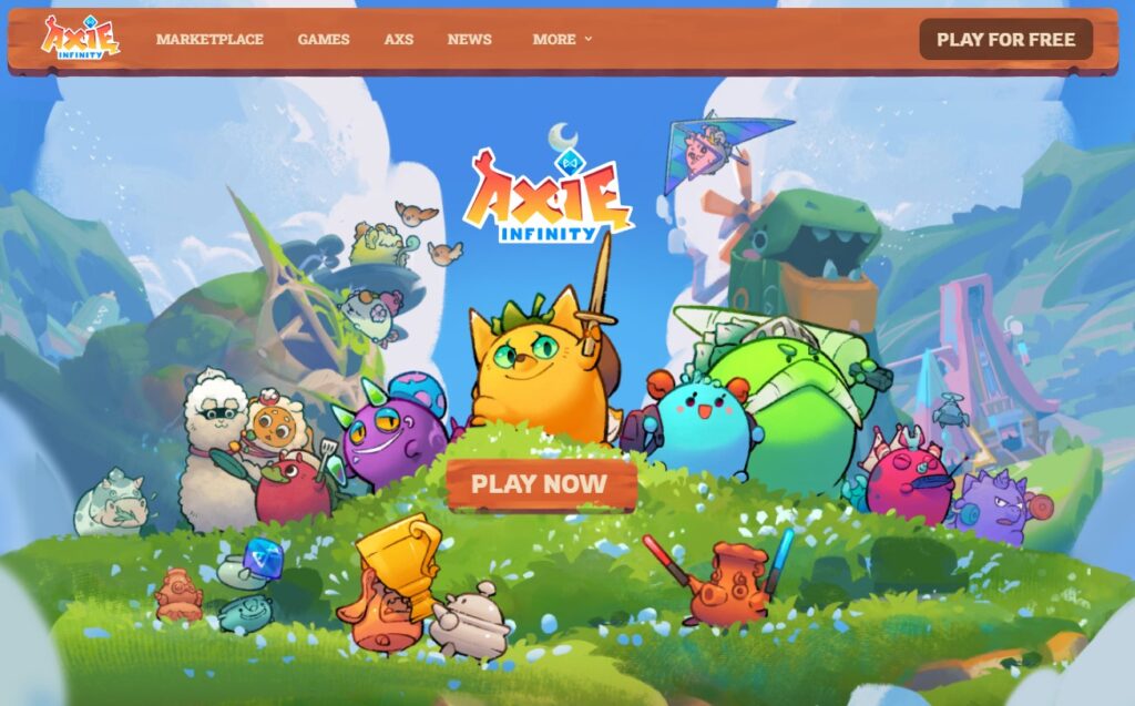 Axie Infinity website