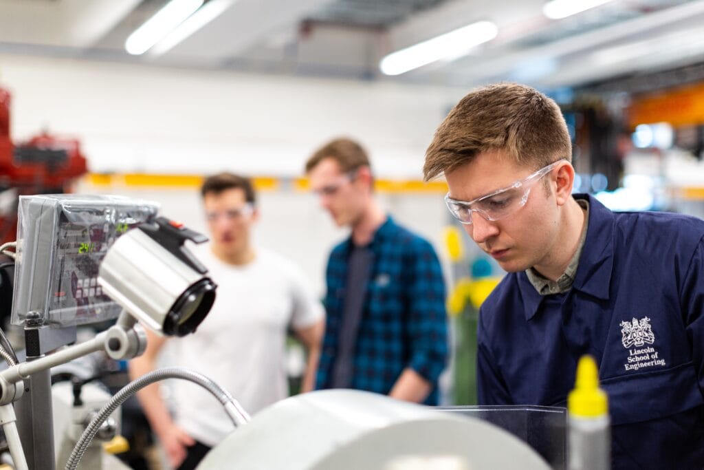 an engineer working in a building products company