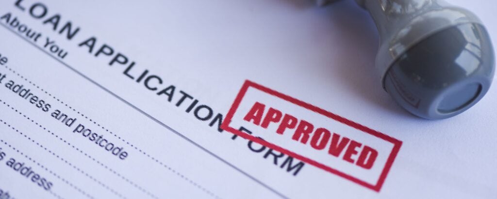 Loan application form